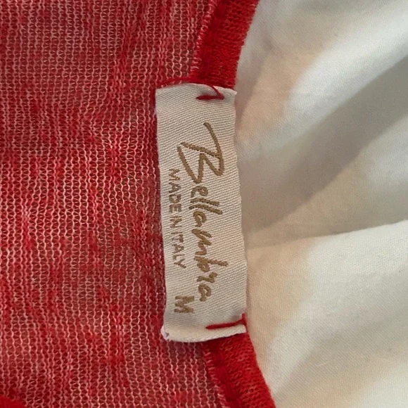 red sleveless blouse - Picture 4 of 5